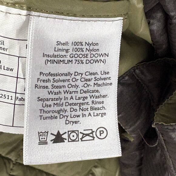 Eddie Bauer Women’s Goose Down Puffer Jacket EB 550 Fill Power Black Size L - Picture 7 of 7